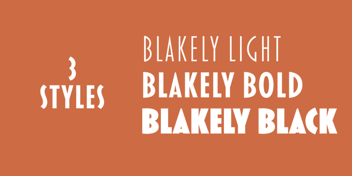 Blakely Font Poster 2