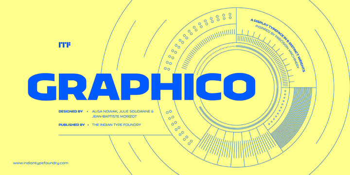 Graphico Font Poster 1