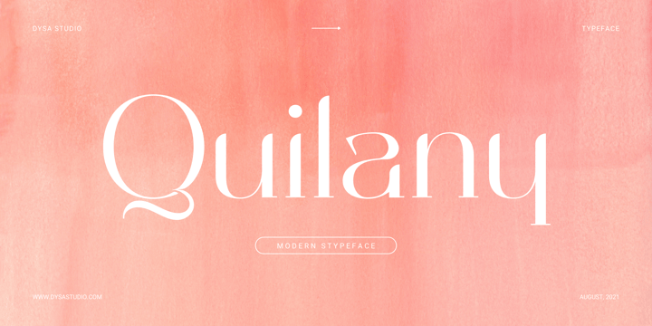 Quilany Font Poster 1