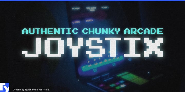 Joystix Font Poster 1