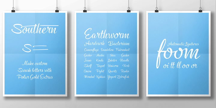 Cold Brew Font Poster 3