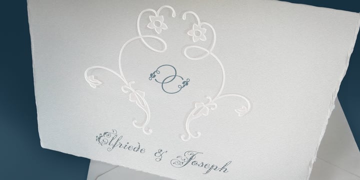 Weingut Script Font Poster 2