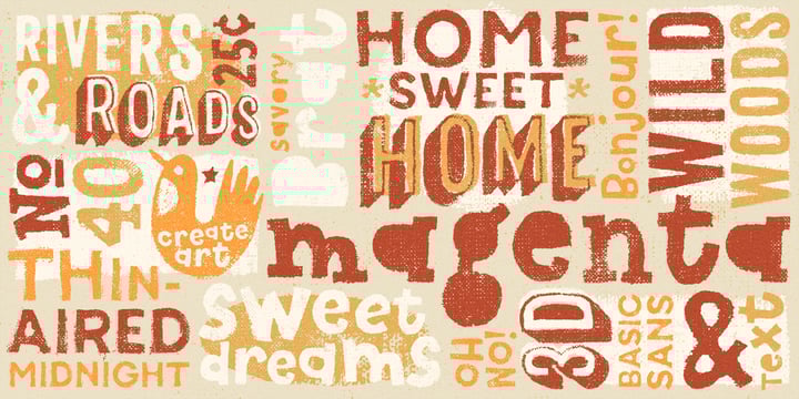 Canvas Acrylic Megafamily