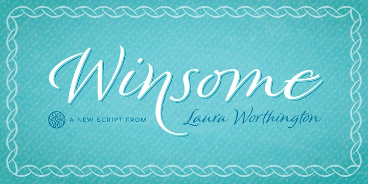 Winsome Font Poster 1