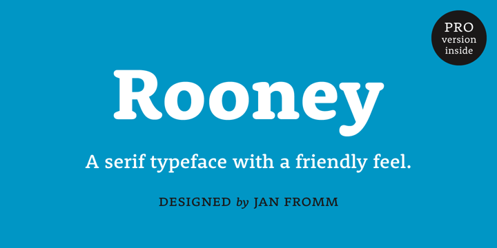 Rooney Font Poster 1