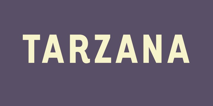 Tarzana Font Poster 1