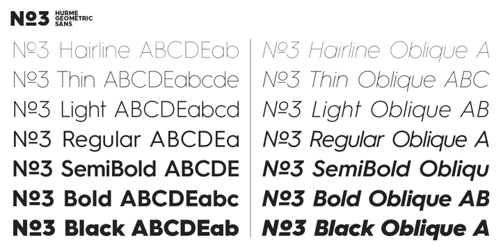 what adobe font is closest to hurme geometric sans 3
