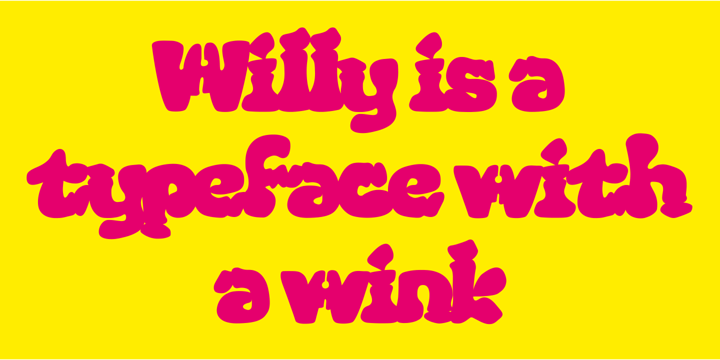 Ps Willy Font Poster 5