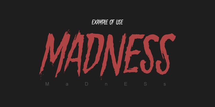 Gory Madness Font Poster 3