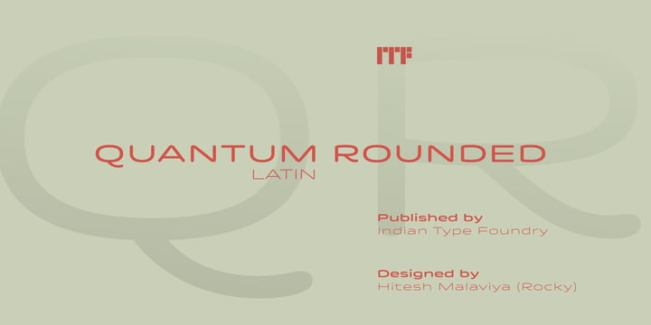 Quantum Latin Rounded Font Poster 8