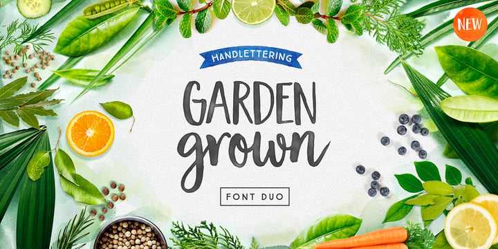 Garden Grown Font Poster 1
