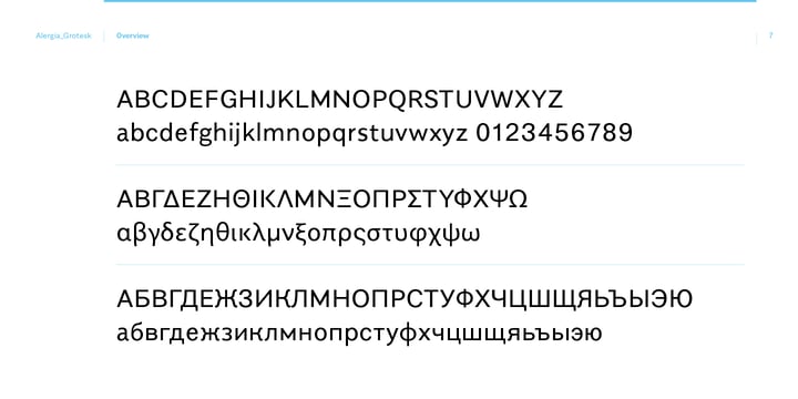Alergia Grotesk Font Poster 7