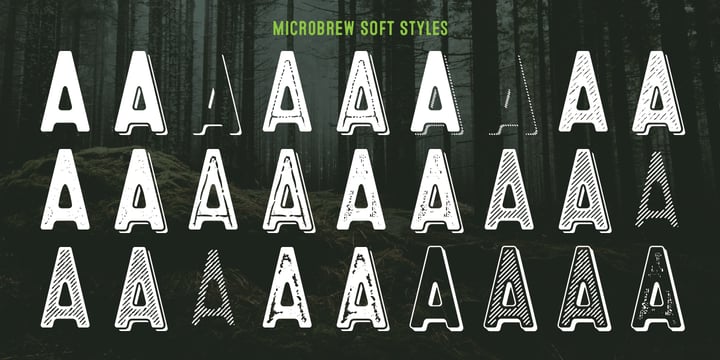 Microbrew Soft Font Poster 4