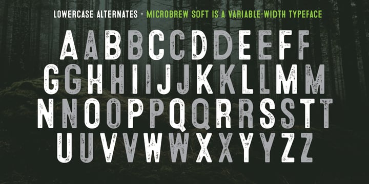 Microbrew Soft Font Poster 9