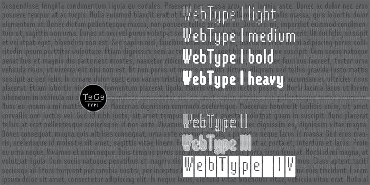 WebType Font Poster 3