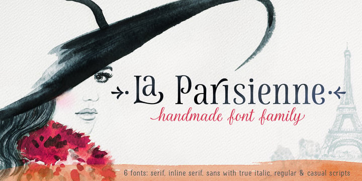 La Parisienne Font Poster 1