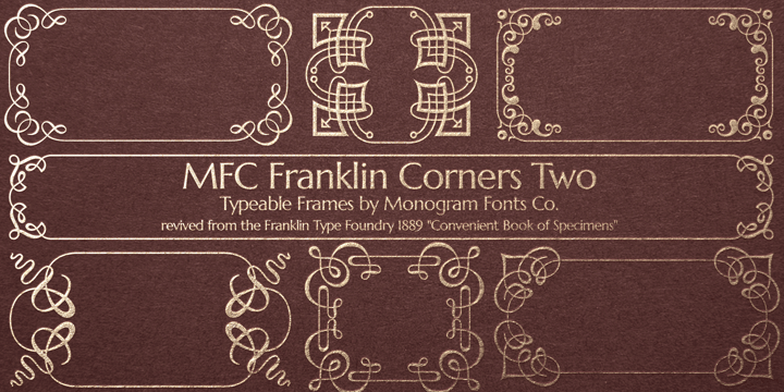 MFC Franklin Corners Two Font Poster 1