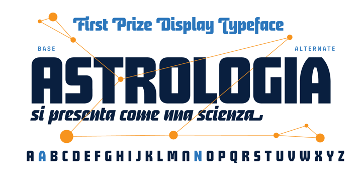 First Prize Font Poster 2