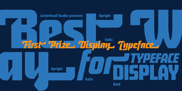 First Prize Font Poster 7