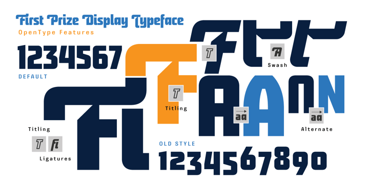 First Prize Font Poster 6