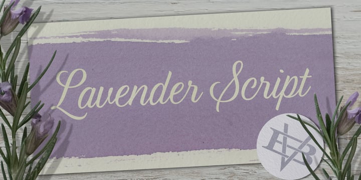 Lavender Script