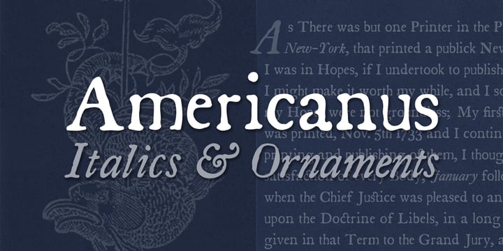 Americanus Font Poster 5