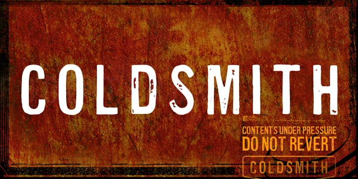 Coldsmith Font Poster 5