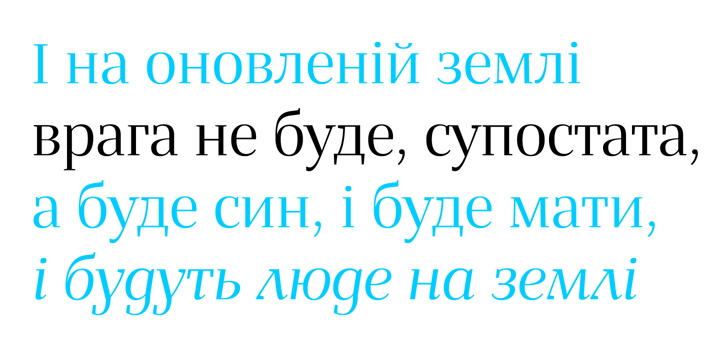 Bandera Display Cyrillic Font Poster 2