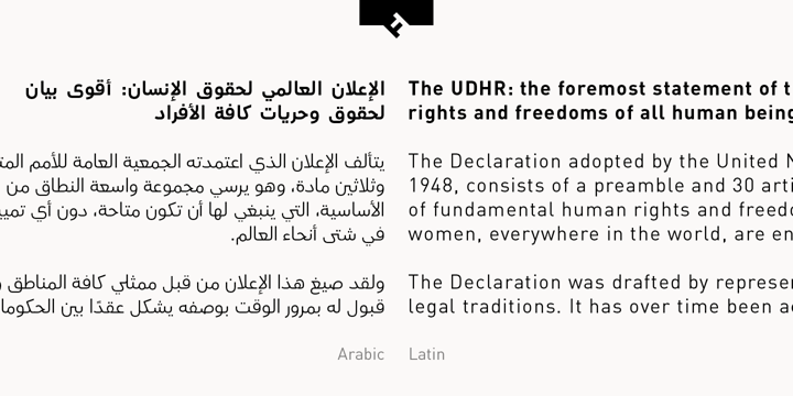 FF DIN Arabic Font Poster 5
