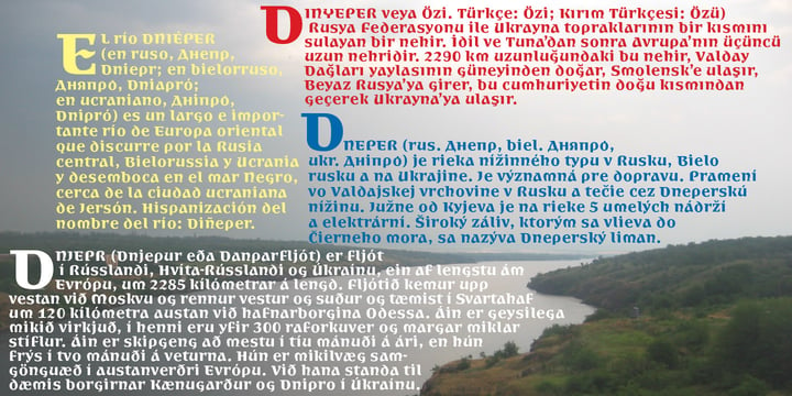 Dnipro Font Poster 8