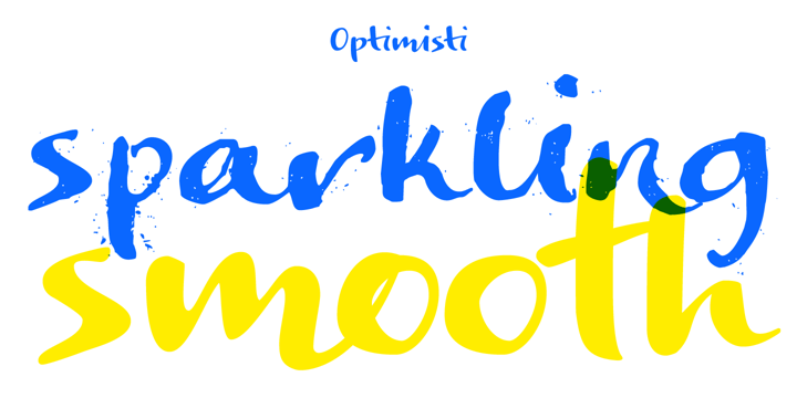 Optimisti Font Poster 16