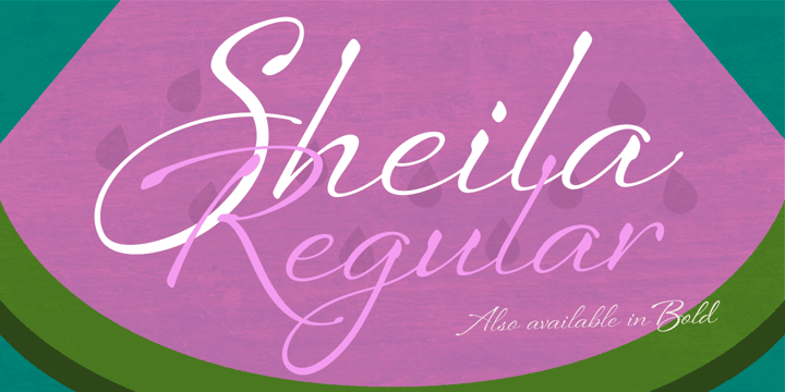 Sheila Font Poster 5