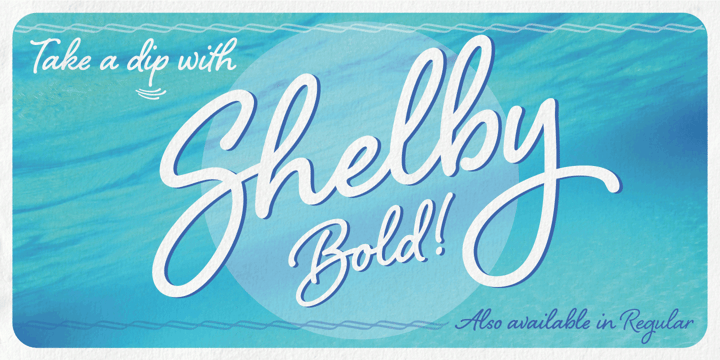 Shelby Font Poster 7