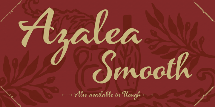 Azalea Smooth Font Poster 5