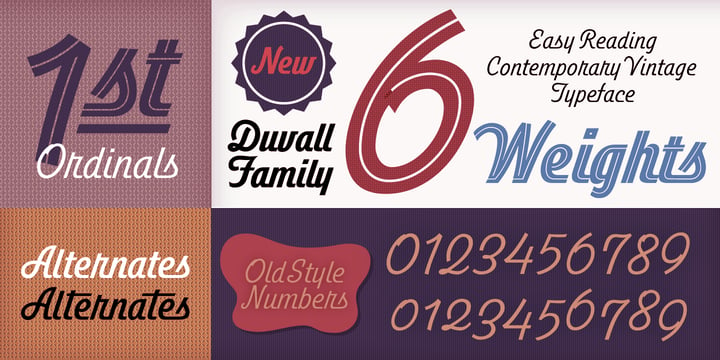 Duvall Font Poster 2