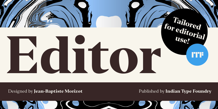 Editor Font Poster 8