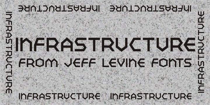 Infrastructure JNL Font Poster 1