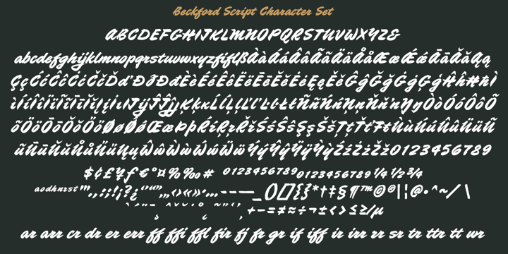 Beckford Script™