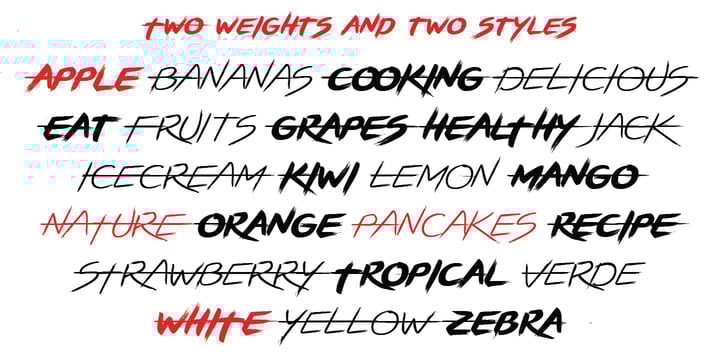 Brushstrike Font Poster 7