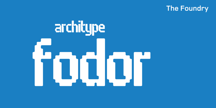 Architype Fodor Font Poster 2