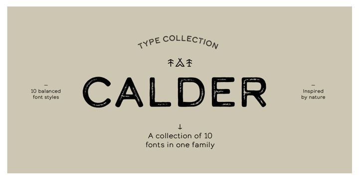 Calder Font Poster 1