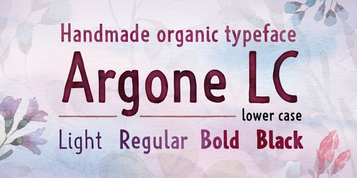 Argone LC Font Poster 1