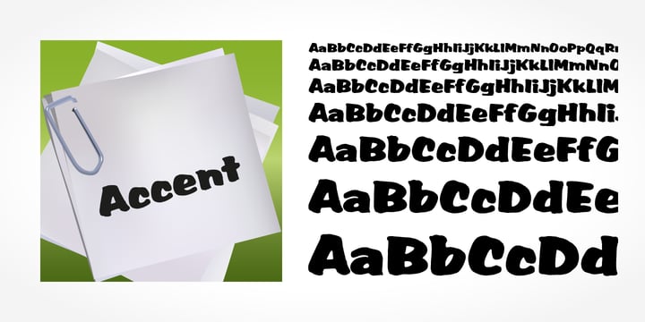 Accent Font Poster 5