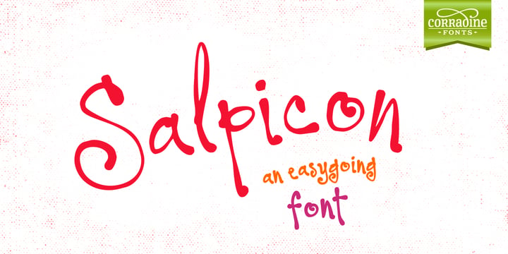 Salpicon Font Poster 1