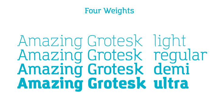 Amazing Grotesk Font Poster 5