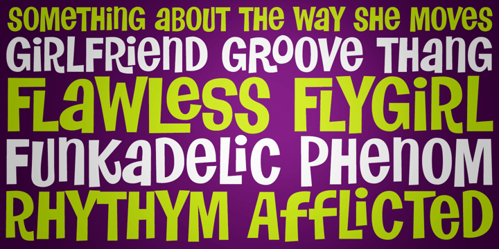 Flawless Flygirl PB Font Poster 1