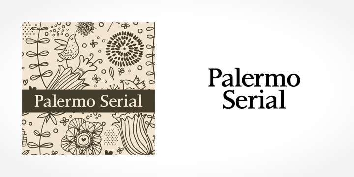 Palermo Serial Font Poster 1