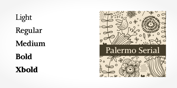 Palermo Serial Font Poster 2