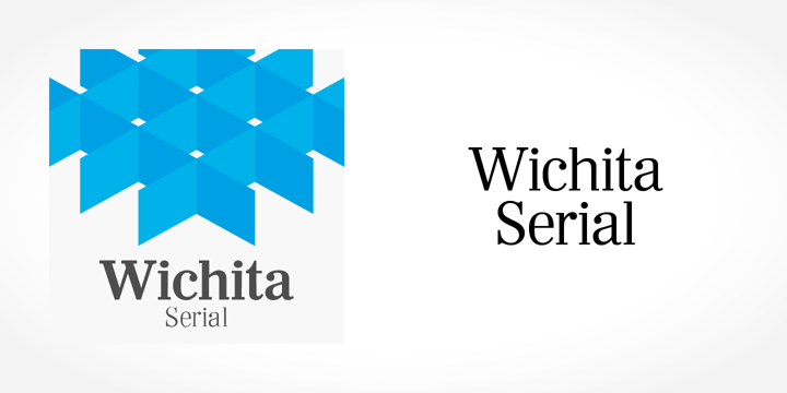 Wichita Serial Font Poster 1