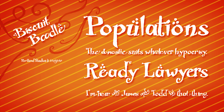Biscuit Boodle Font Poster 1